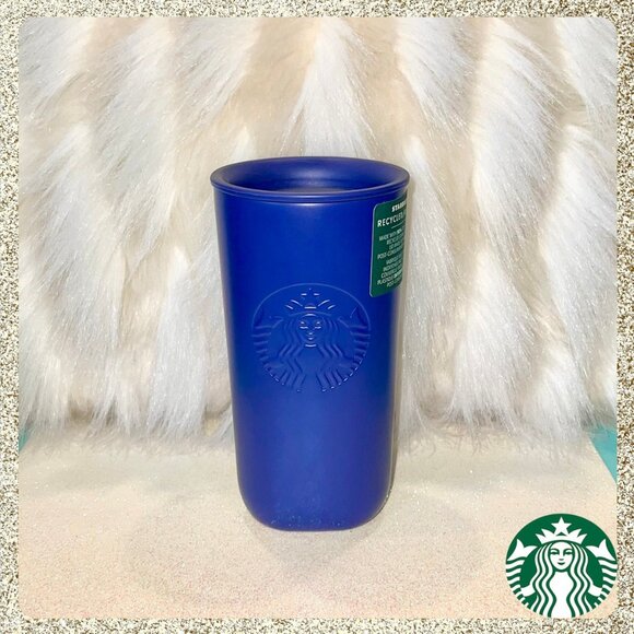 💜 ♻️ 2025 Starbucks Purple/Blue Recycled SS 12oz Tumbler NWT - Picture 1 of 4